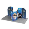 13' Magnetic Modular Fabric Displays - Curved Shape (Single Sided)