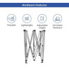 10' Steel Custom Canopy Tent – Basic Trade Show Kit with Back Wall & Half Sides