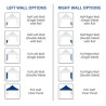 10' Steel Custom Canopy Tent – Basic Trade Show Kit with Back Wall & Half Sides