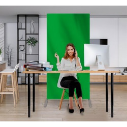 2' x 6.5' Economy Green Screen Backdrop Stands