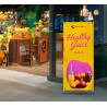 Multifunctional Adjustable X Banner Stands (Graphic only)
