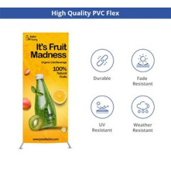 Multifunctional Adjustable X Banner Stands (Graphic only)