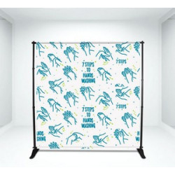 Step and Repeat Backdrop Package (10' x 8') - Vinyl
