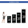 Silverstep Tabletop 24'' Retractable Banner Stand Package with SilverStep Light (24" x 54")