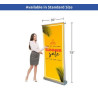 Double sided retractable banner stand - Hardware only (30" x 78")