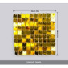 Shimmer Panel - Gold Package (6' x 8ft)