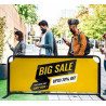 Crowd Control Barriers (3.29' x 2.75ft)