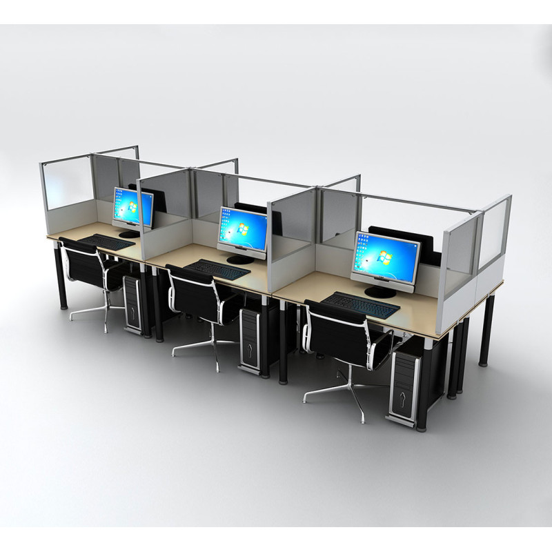 SEG Desktop Dividers - 6 Desk (3.5' x 11' x 2')