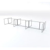 SEG Desktop Dividers - 6 Desk (3.5' x 11' x 2')