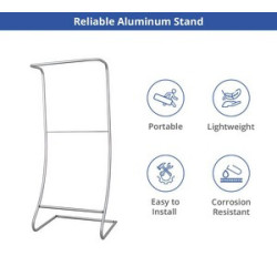 Fabric Display Stand Snake D (Hardware only)