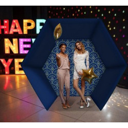 Hexagonal Vogue Booth Enclosure (Graphic only)