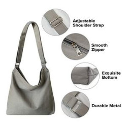 Canvas Casual Crossbody Bag for Women
