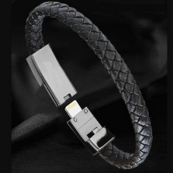 PU USB Cable Wristband