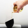 Holiday Egg Shaped Stemless Wine Glass
