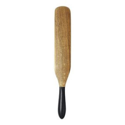 Color Handle Wooden Spurtle Set With Reusable Bag 4/Pack
