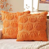 Throw Pillow Covers Pumpkin Fall Decorative Soft Fur