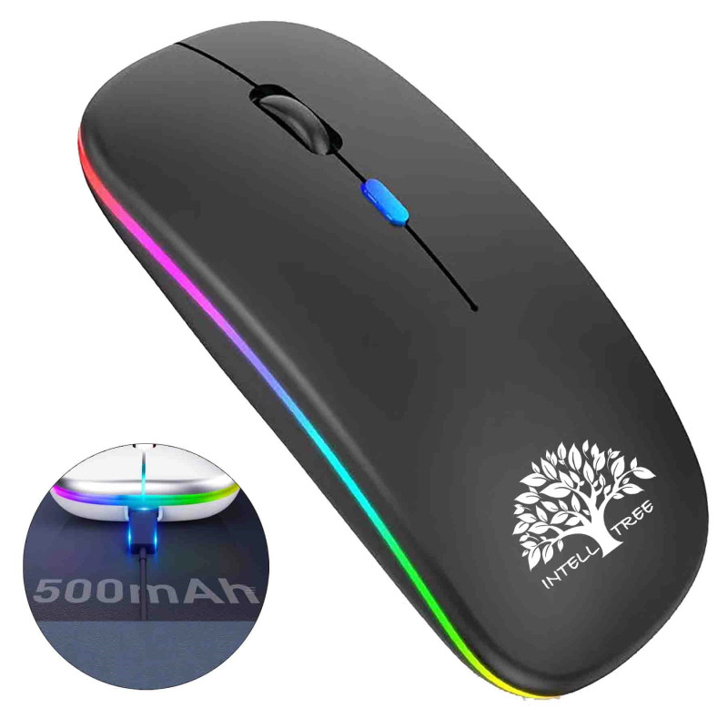 Led Wireless Rechargeable Slim Mouse