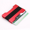 Metal RFID Blocking Wallet with Cash Strap