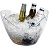 Ice Bucket Clear Plastic 3.5 Liter
