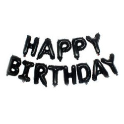 16" Happy Birthday Balloons Banner 3D Mult Package