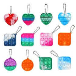 Push Bubble Fidget Sensory Toy With Buckle