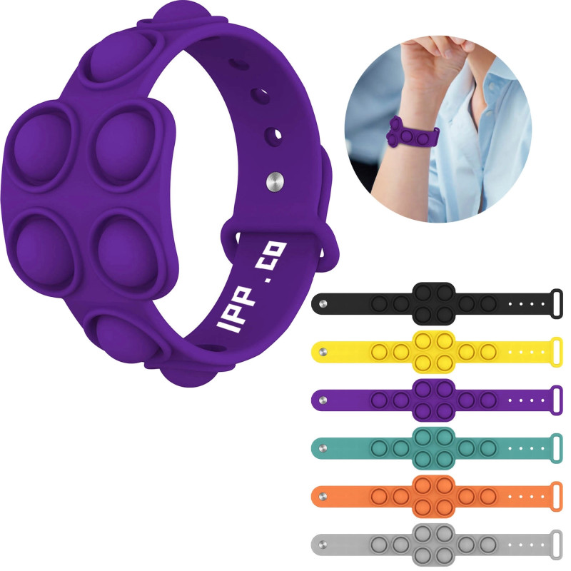 Push Pops Bubble Sensory Fidget Bracelet Toys Stress Relief