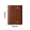 Cowhide Hand Ledger Notebook