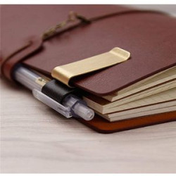 Retro Stainless Steel Bill Notebook Clip Bookmark