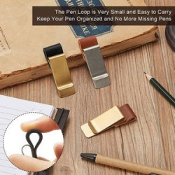 Retro Stainless Steel Bill Notebook Clip Bookmark