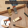 Retro Stainless Steel Bill Notebook Clip Bookmark