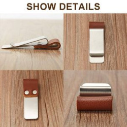 Retro Stainless Steel Bill Notebook Clip Bookmark