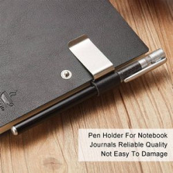 Retro Stainless Steel Bill Notebook Clip Bookmark