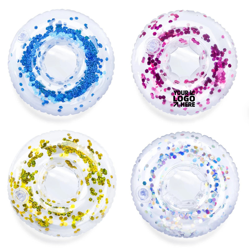 Sparkling Confetti Drink Pool Floats Cup Holder