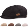 Men's Cotton and Linen Newsboy Cap