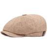 Men's Cotton and Linen Newsboy Cap