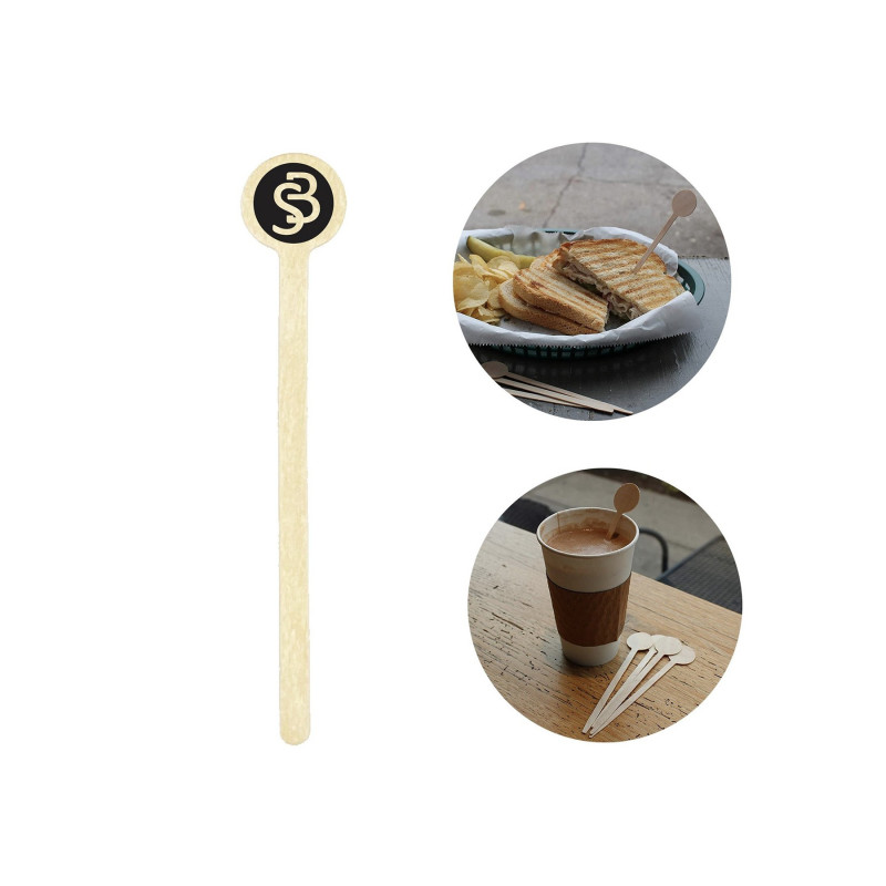 Wooden Round Top Stir Sticks