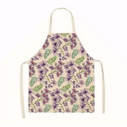 Printed Cotton and Linen Apron