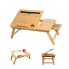Bamboo Laptop Desk Serving Bed Tray