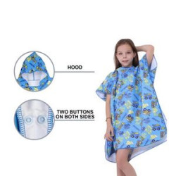Custom Sublimation Youth Changing Robe With Hood