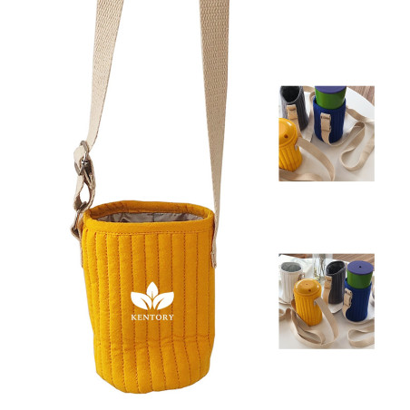 Beer Cooler With Adjustable Neck Strap