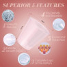 2 Oz. Disposable Clear Plastic Cups