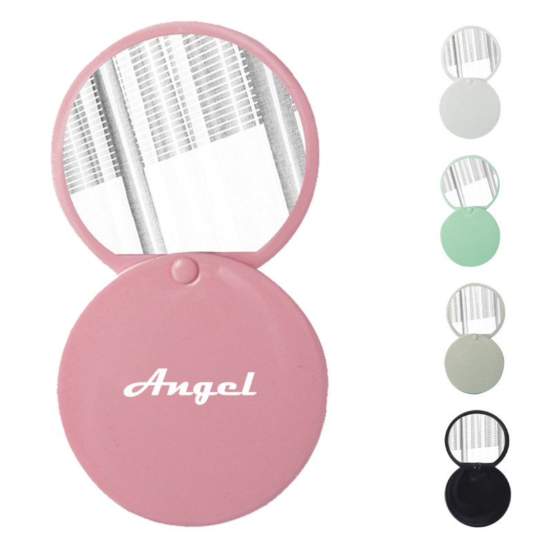 Round Portable Folding Small Mirror