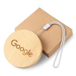 Bamboo Storage Box with Fast Charging Cable Kit