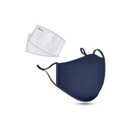 3-Ply washable and Reusable Cotton Face Mask with 2 filters
