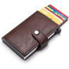 Minimalist Leather Wallet RFID Blocking