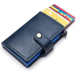 Minimalist Leather Wallet RFID Blocking