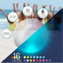 16" LED Beach Ball