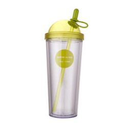 Plastic Cups Tumbler With Straw And Lid