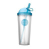 Plastic Cups Tumbler With Straw And Lid