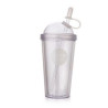 Plastic Cups Tumbler With Straw And Lid